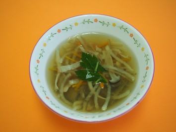 切干大根のスープの画像
