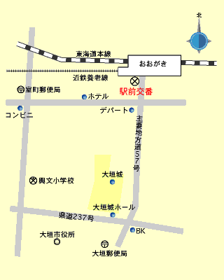 駅前交番案内図