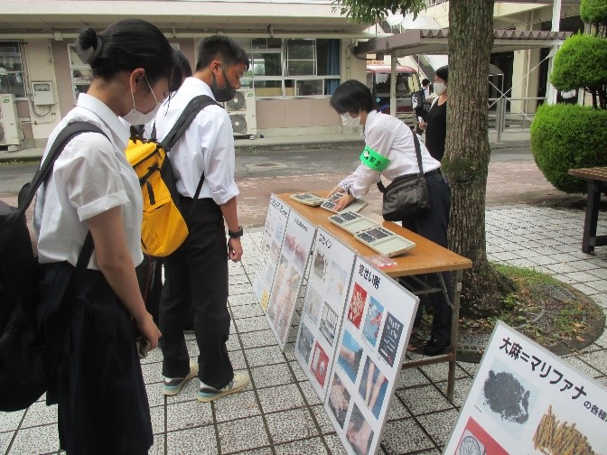 大垣東高等学校での様子