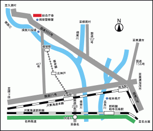 揖斐総合庁舎周辺の地図