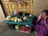 花を売る女性