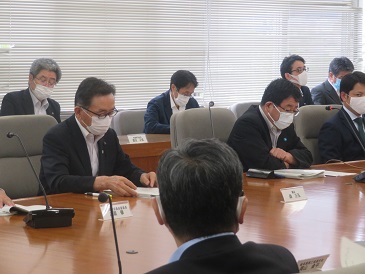 岐阜県新型コロナウイルス感染症対策協議会の様子