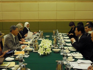 ムスタパ・モハメドマレーシア国際貿易・産業大臣と面談の画像
