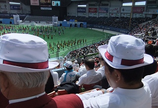 千葉県千葉市内で、第65回国民体育大会・ゆめ半島千葉国体総合開会式等を視察の画像