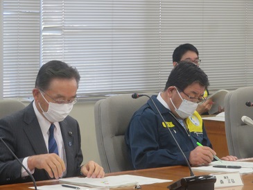 岐阜県新型コロナウイルス感染症対策協議会の様子