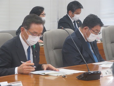 岐阜県新型コロナウイルス感染症対策協議会の様子