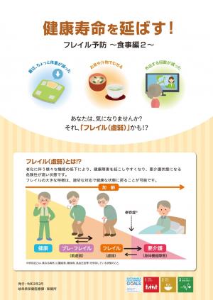 フレイル予防リーフレット