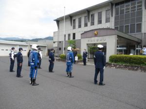 出発式の様子