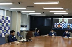  東海三県知事による新型コロナウイルス対策に関するテレビ会議