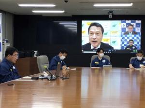 3県知事テレビ会議