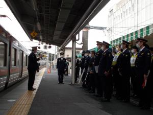 中津川駅長の挨拶