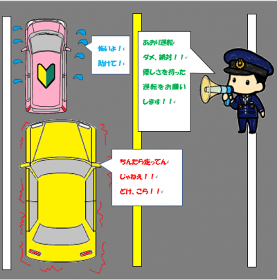 初心者ドライバーに対するマナー