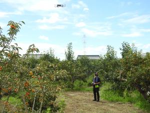 ドローンによる上空警戒