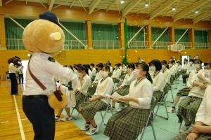 初公務（広報チラシの配布）