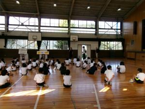 連れ去り防止教育の様子