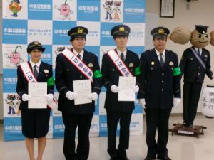 一日警察署長委嘱の様子