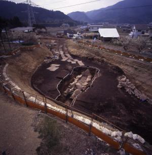 平成8年に調査した南高野古墳の全景写真です