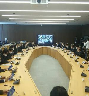 東海三県知事による新型コロナウイルス対策に関するテレビ会議