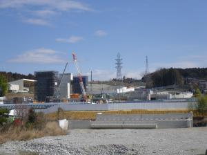 令和６年３月撮影　リニア岐阜県駅工事現場