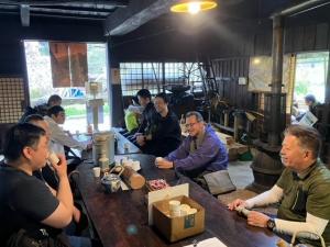 茶屋で休憩