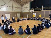 選手と語る会の様子