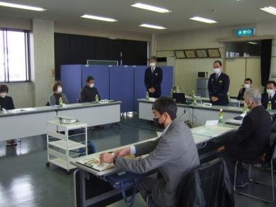 画像（下呂警察署長のあいさつ）