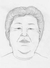 死者の似顔絵