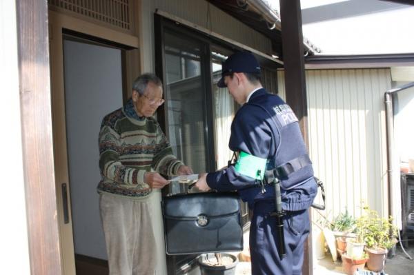 チェックシート手渡し