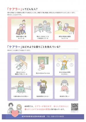 ケアラー支援啓発チラシ（裏面）