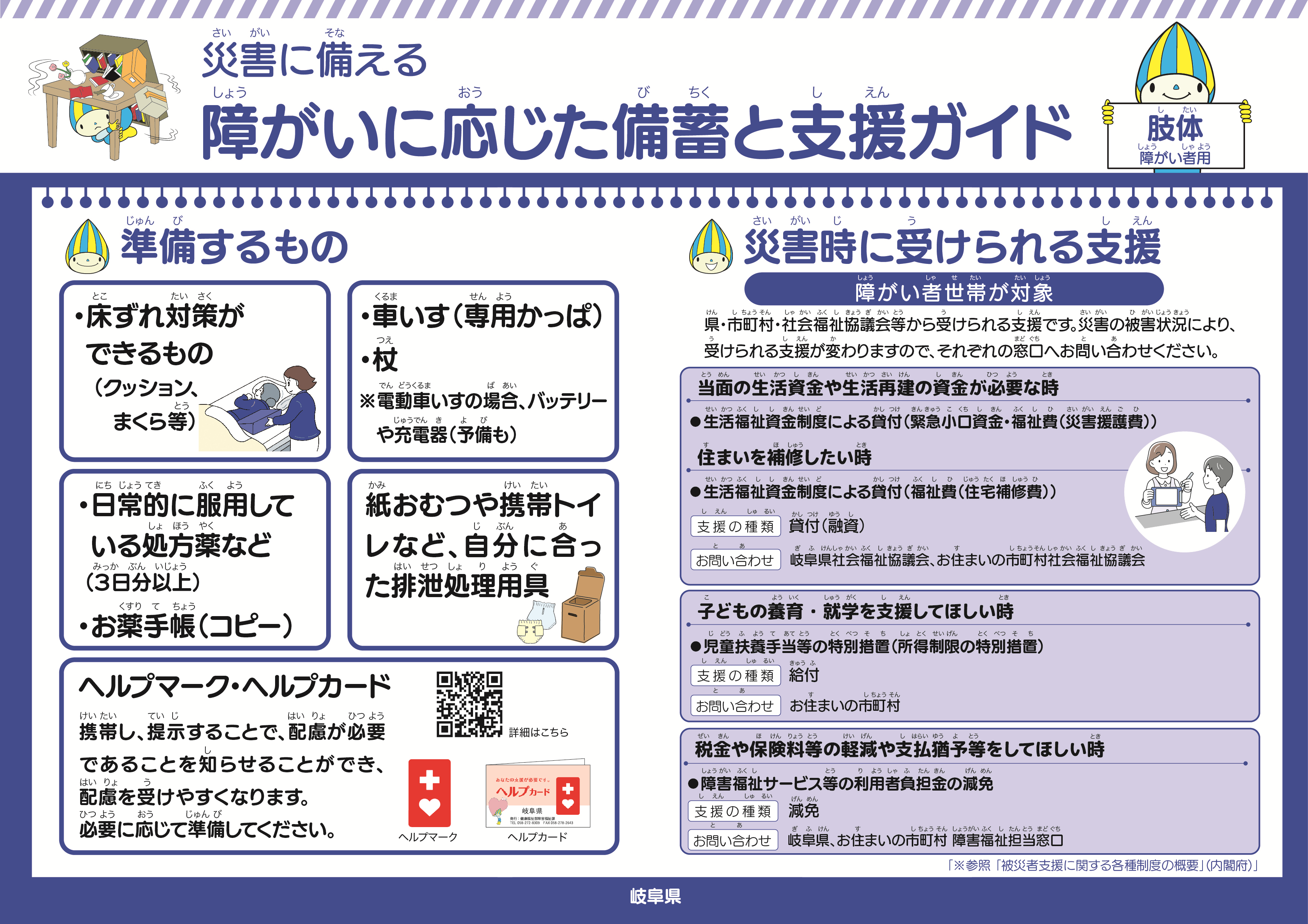 肢体障がい2　備蓄と支援ガイド