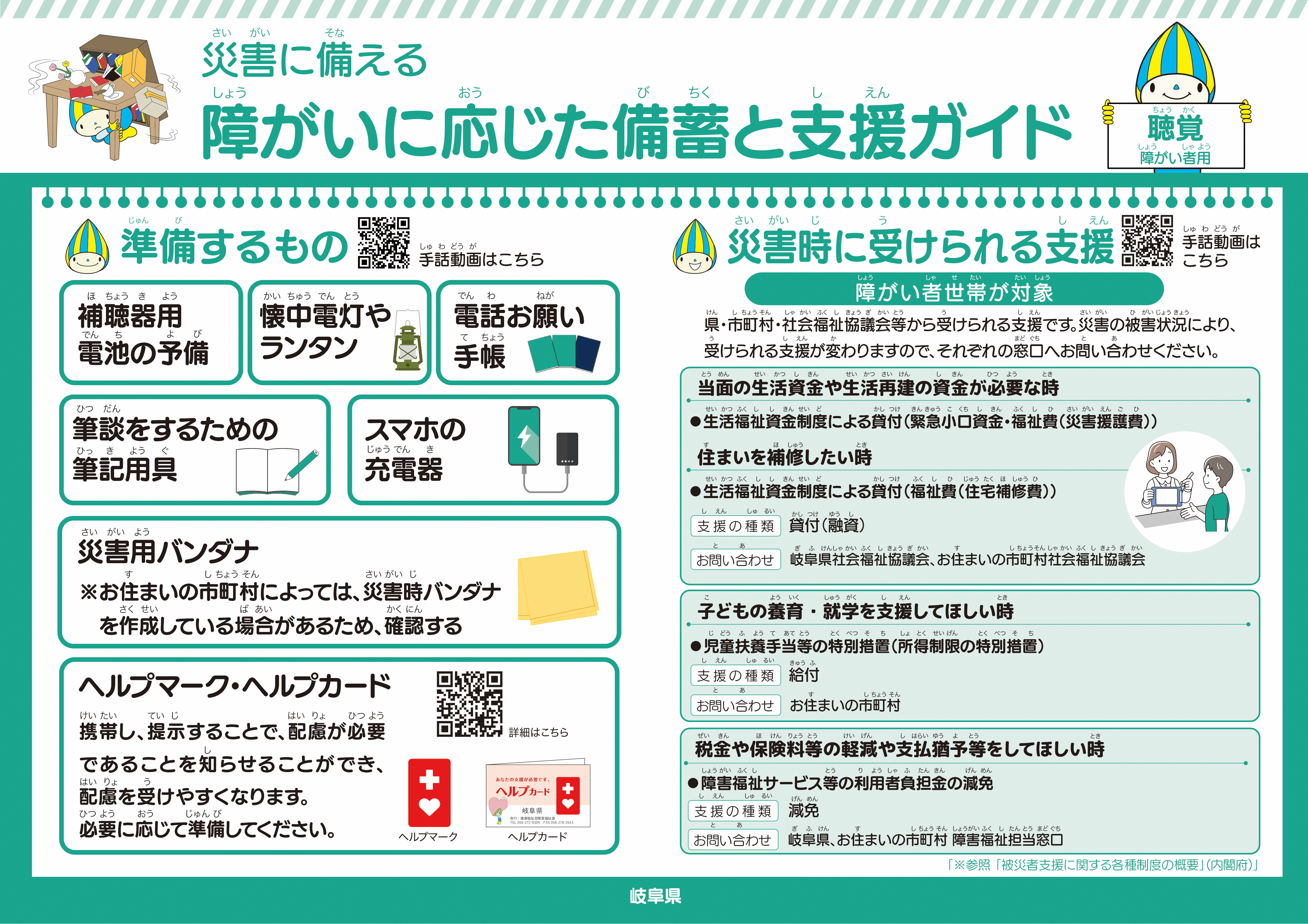 聴覚障がい　備蓄と支援ガイド2