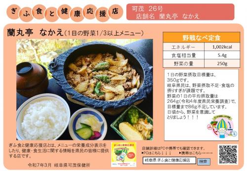 表示プレート可茂０２６