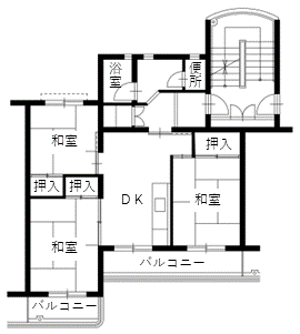 田神住宅の間取り4