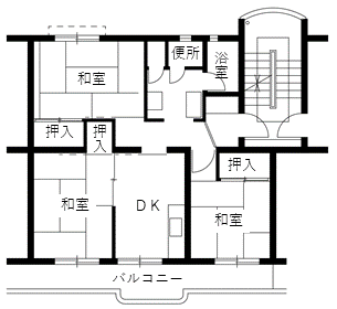 荒崎住宅の間取り4