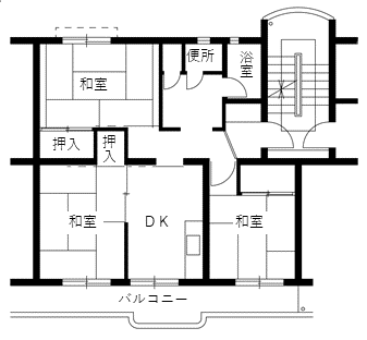 旭ヶ丘住宅の間取り5