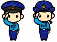 夏服の警察官です