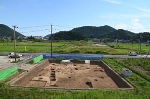 芥見町屋遺跡（国事業）の12地点の全景写真です