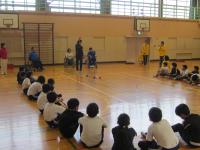 競技の説明の様子