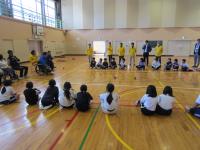 模擬試合の様子