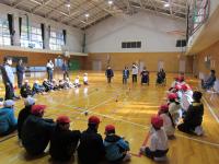 模擬試合の様子