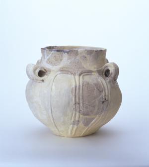 竪穴建物（第3ａ号住居址）から出土した縄文時代中期後半の縄文土器の写真です