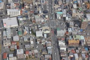 早田大通1交差点付近