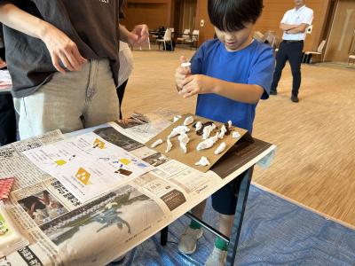 チョコレート溶岩実験