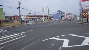 鏡島西2西交差点付近