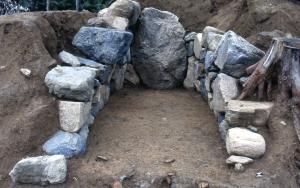 前山2号古墳の横穴式石室です。