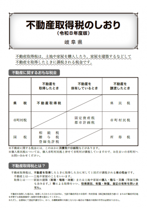 R8不動産取得税のしおりの画像