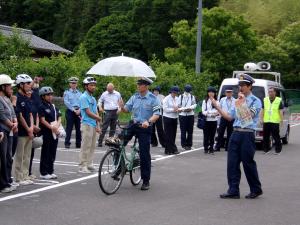 自転車教室の様子