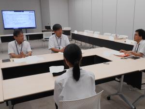 総合企画部幹部職員と語る会の様子
