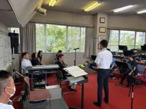 音楽隊訓練の様子
