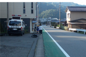 可搬式オービスの設置
